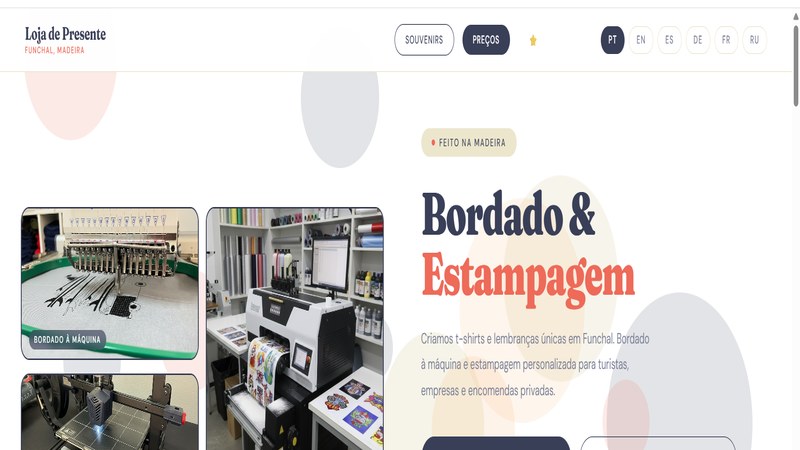loja-madeira.com screenshot